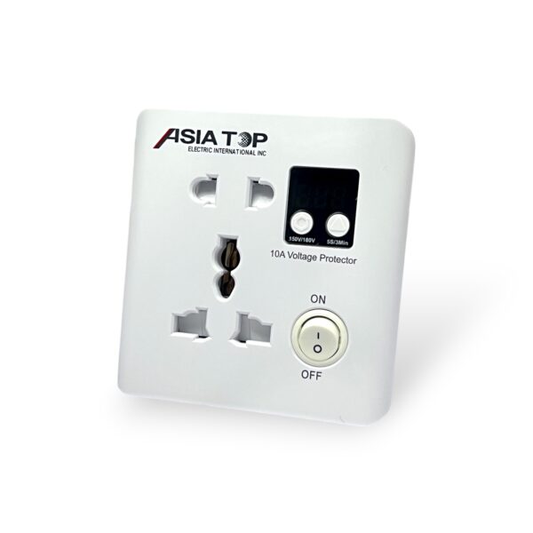 Voltage Protector Socket with Display and Delay Time