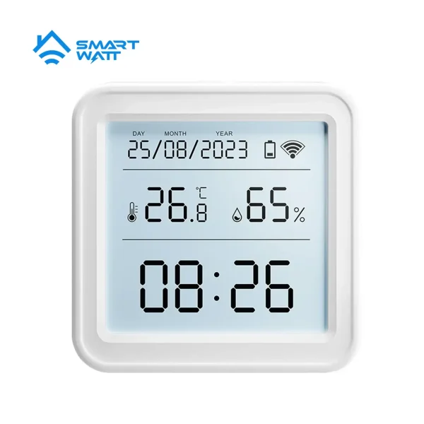 Smart Wifi Temperature Humidity Sensor with Backlight Screen