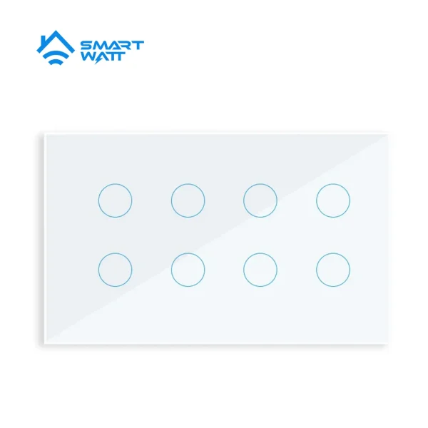 Smart Wifi 8 Gang Touch Wall Switch