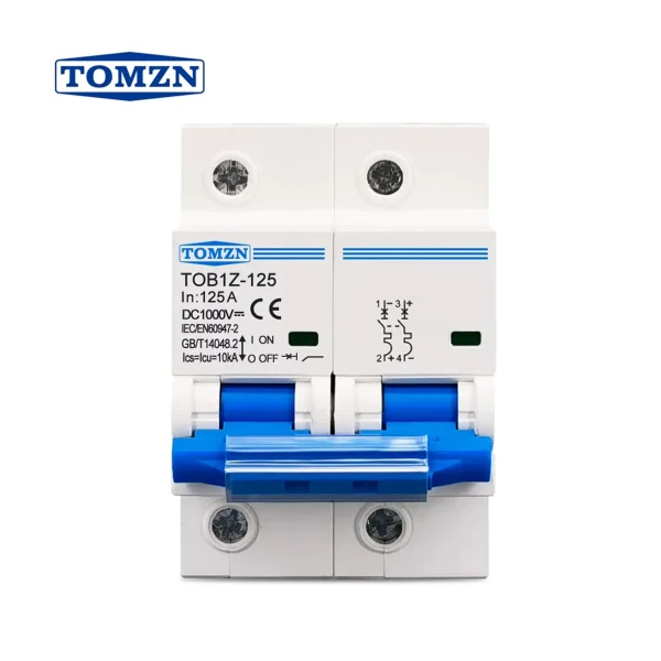 Tomzn 125A DC Circuit Breaker for Battery TOB1Z-125