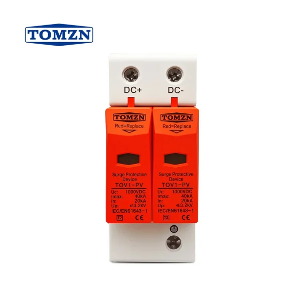 Tomzn DC SPD 1000VDC Surge protection Device TOV1-PV