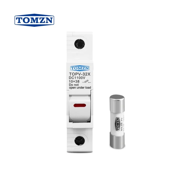 Tomzn PV Fuse Holder 1P DC 1100V with 32A Fuse TOPV-32X